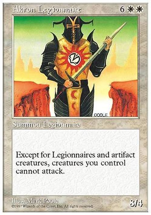 Akron Legionnaire ~ Fifth Edition [ Excellent ] [ Magic MTG ]