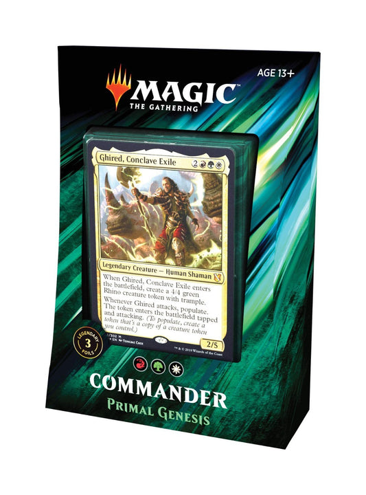 Primal Genesis Deck ~ Commander 2019 ~ Magic MTG Sealed