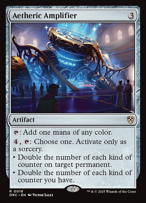 Aetheric Amplifier ~ Commander: Aetherdrift [ NM ] [ Magic MTG ]