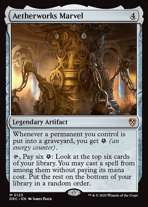 Aetherworks Marvel ~ Commander: Aetherdrift [ NM ] [ Magic MTG ]