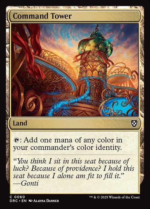 Command Tower #60 ~ Commander: Aetherdrift [ NM ] [ Magic MTG ]