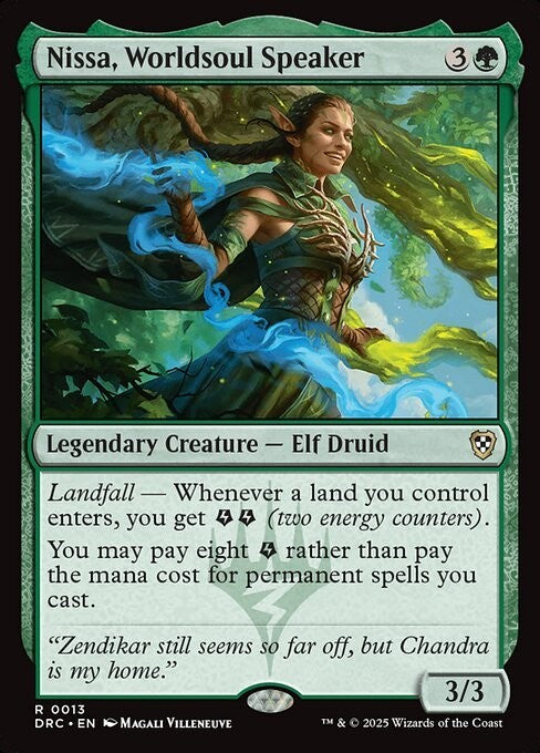 Nissa, Worldsoul Speaker ~ Commander: Aetherdrift [ NM ] [ Magic MTG ]