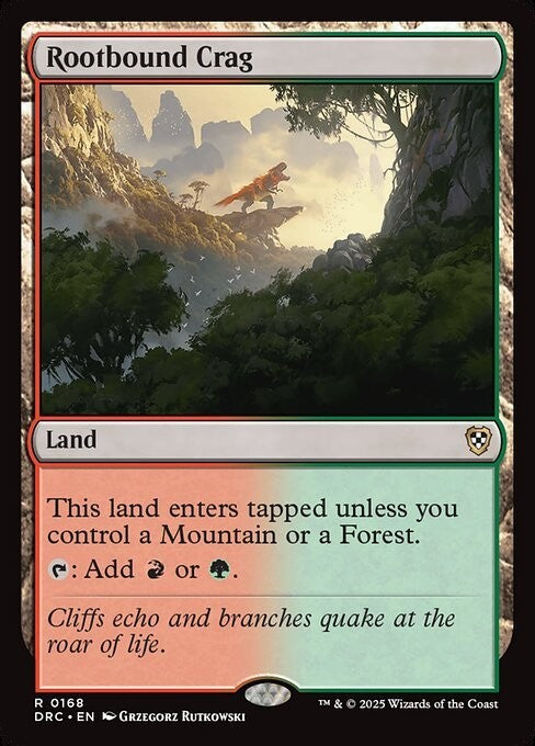 Rootbound Crag ~ Commander: Aetherdrift [ NM ] [ Magic MTG ]