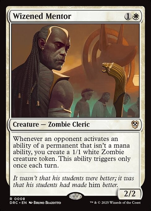 Wizened Mentor ~ Commander: Aetherdrift [ NM ] [ Magic MTG ]