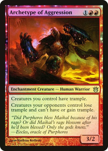 FOIL Archetype of Aggression ~ Born of the Gods [ Excellent ] [ Magic MTG ]