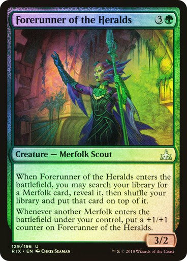 FOIL Forerunner of the Heralds ~ Rivals of Ixalan [ NearMint ] [ Magic MTG ]