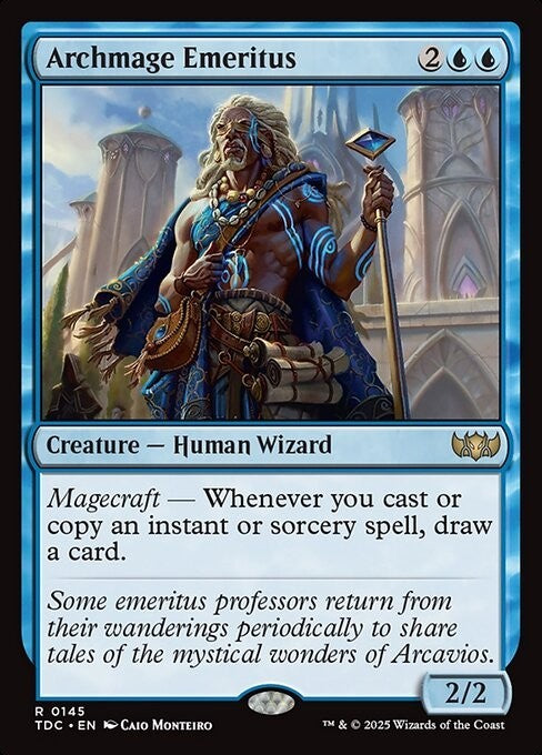 Archmage Emeritus ~ Commander: Tarkir: Dragonstorm [ NearMint ] [ Magic MTG ]