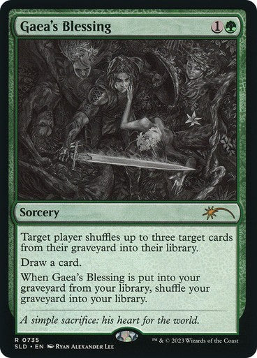 Gaea's Blessing #735 ~ Secret Lair [ NearMint ] [ Magic MTG ]
