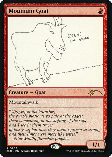 Mountain Goat ~ Secret Lair [ NearMint ] [ Magic MTG ]