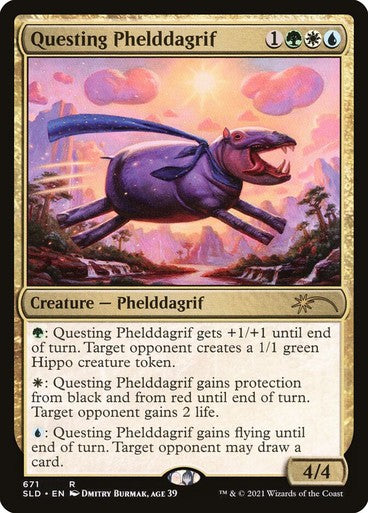 Questing Phelddagrif #671 ~ Secret Lair [ NearMint ] [ Magic MTG ]