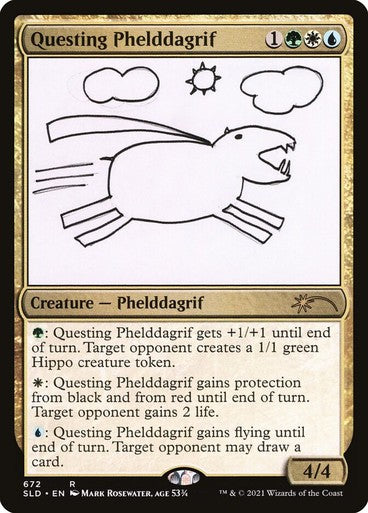 Questing Phelddagrif #672 ~ Secret Lair [ NearMint ] [ Magic MTG ]