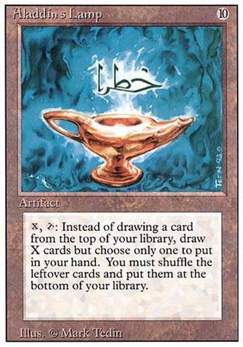 Aladdin's Lamp ~ Revised [ PLAYED ] [ Magic MTG ]