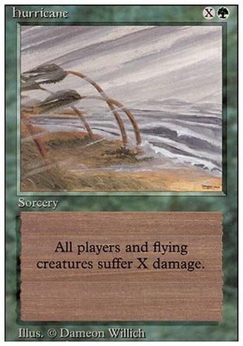Hurricane ~ Revised [ Excellent ] [ Magic MTG ]
