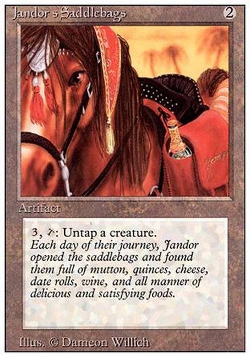 Jandor's Saddlebags ~ Revised [ PLAYED ] [ Magic MTG ]