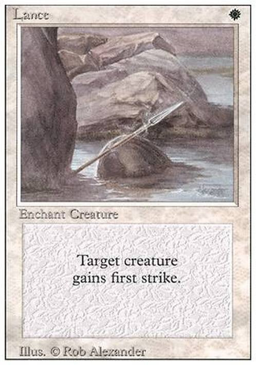 Lance ~ Revised [ PLAYED ] [ Magic MTG ]