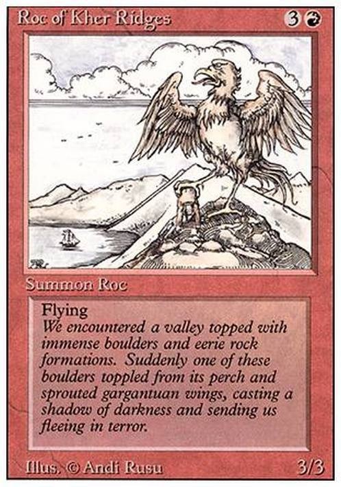 Roc of Kher Ridges ~ Revised [ PLAYED ] [ Magic MTG ]