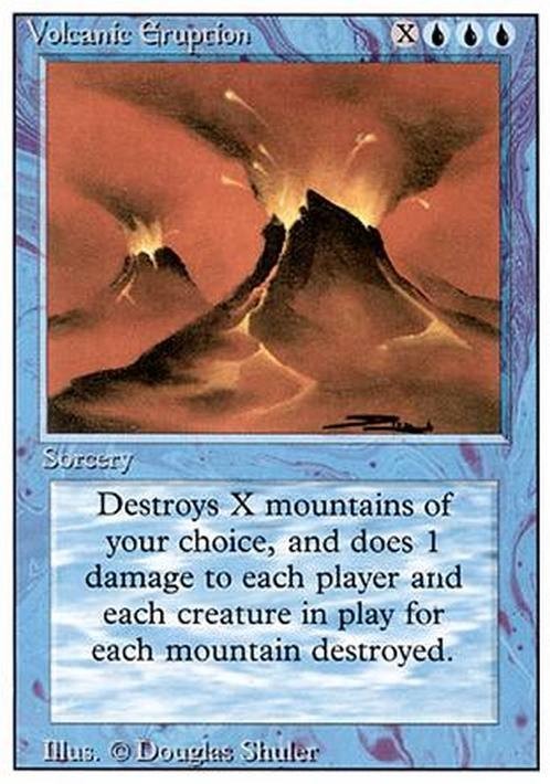 Volcanic Eruption ~ Revised [ PLAYED ] [ Magic MTG ]