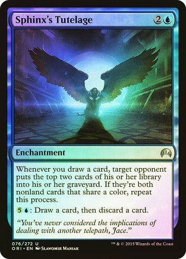 FOIL Sphinx's Tutelage ~ Magic Origins [ Excellent ] [ Magic MTG ]