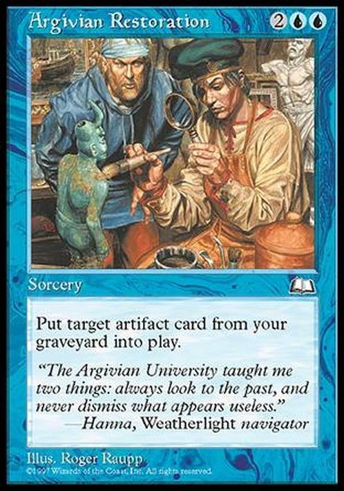Argivian Restoration ~ Weatherlight [ Excellent ] [ Magic MTG ]