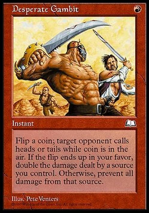 Desperate Gambit ~ Weatherlight [ Excellent ] [ Magic MTG ]