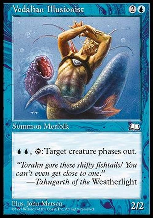 Vodalian Illusionist ~ Weatherlight [ Excellent ] [ Magic MTG ]