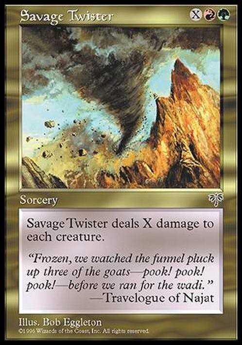 Savage Twister ~ Mirage [ PLAYED ] [ Magic MTG ]