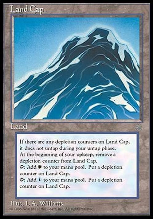 Land Cap ~ Ice Age [ PLAYED ] [ Magic MTG ]