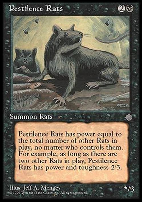 Pestilence Rats ~ Ice Age [ Excellent ] [ Magic MTG ]