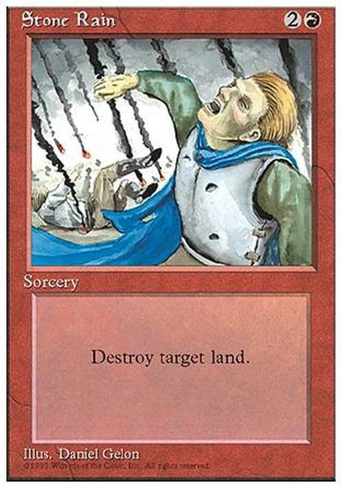 Stone Rain ~ Fourth Edition [ Excellent ] [ Magic MTG ]
