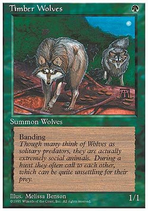 Timber Wolves ~ Fourth Edition [ Excellent ] [ Magic MTG ]