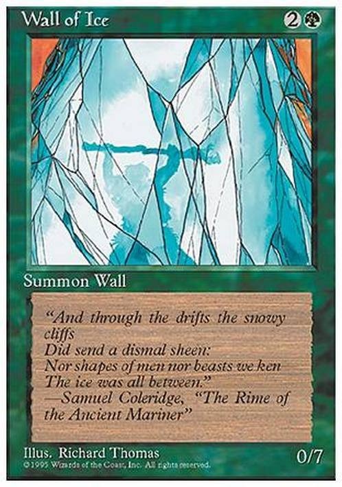 Wall of Ice ~ Fourth Edition [ Excellent ] [ Magic MTG ]