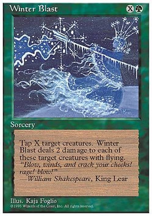 Winter Blast ~ Fourth Edition [ Excellent ] [ Magic MTG ]