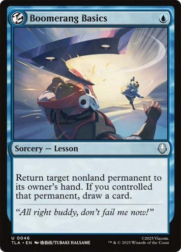 Boomerang Basics ~ Avatar: The Last Airbender [ NearMint ] [ Magic MTG ]