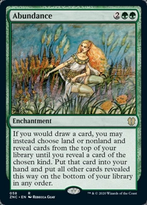 Abundance ~ Commander: Zendikar Rising [ NearMint ] [ Magic MTG ]
