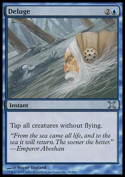 Deluge ~ Tenth Edition [ Excellent ] [ Magic MTG ]