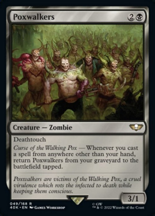 Poxwalkers ~ Commander: Warhammer 40,000 [ Excellent ] [ Magic MTG ]