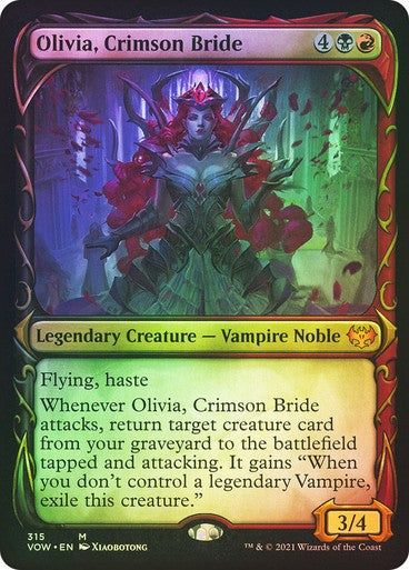 FOIL SHOWCASE Olivia, Crimson Bride ~ Crimson Vow [ Excellent ] [ Magic MTG ]