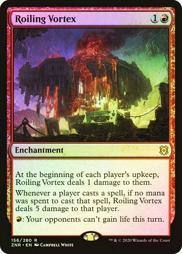 FOIL Roiling Vortex ~ Zendikar Rising [ NearMint ] [ Magic MTG ]