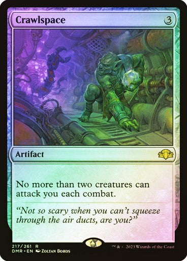 FOIL Crawlspace ~ Dominaria Remastered [ NM ] [ Magic MTG ]