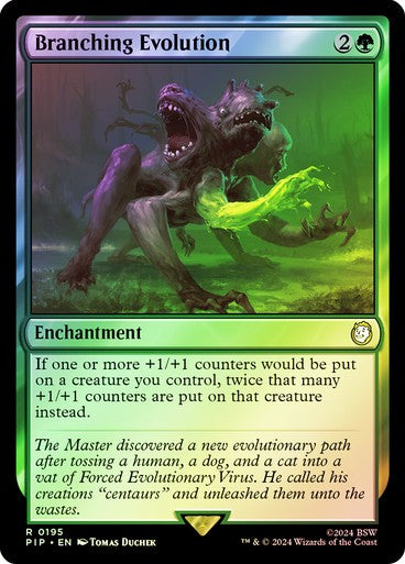 FOIL Branching Evolution ~ Commander: Fallout [ NM ] [ Magic MTG ]