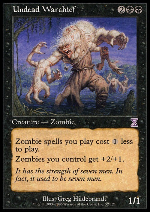Undead Warchief ~ Time Spiral [ PLAYED ] [ Magic MTG ] - London Magic Traders Ltd