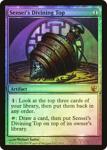FOIL Sensei's Divining Top ~ From the Vault [ NearMint ] [ Magic MTG ]