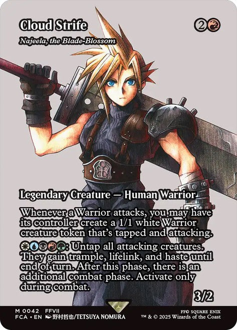 Cloud Strife (Najeela, the Blade-Blossom) ~ Final Fantasy [ NM ] [ Magic MTG ]