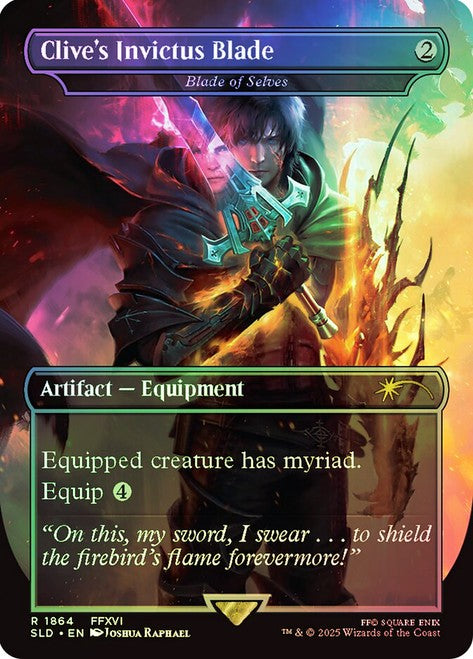 FOIL Clive's Invictus Blade (Blade of Selves) ~ Secret Lair [ NM ] [ Magic MTG ]