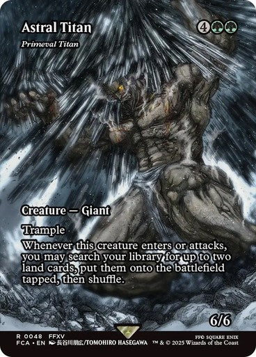 Astral Titan (Primeval Titan) ~ Final Fantasy [ NM ] [ Magic MTG ]