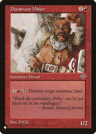 Dwarven Miner ~ The List [ NearMint ] [ Magic MTG ]