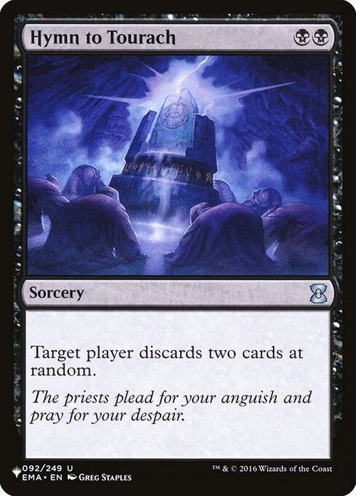 Hymn to Tourach ~ The List [ NearMint ] [ Magic MTG ]