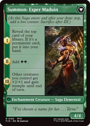Esper Origins / Summon: Esper Maduin ~ Final Fantasy [ NM ] [ Magic MTG ]
