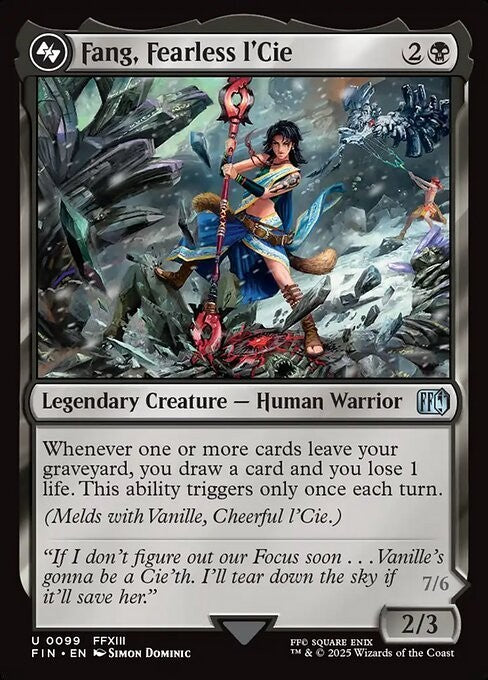 Fang, Fearless l'Cie ~ Final Fantasy [ NM ] [ Magic MTG ]