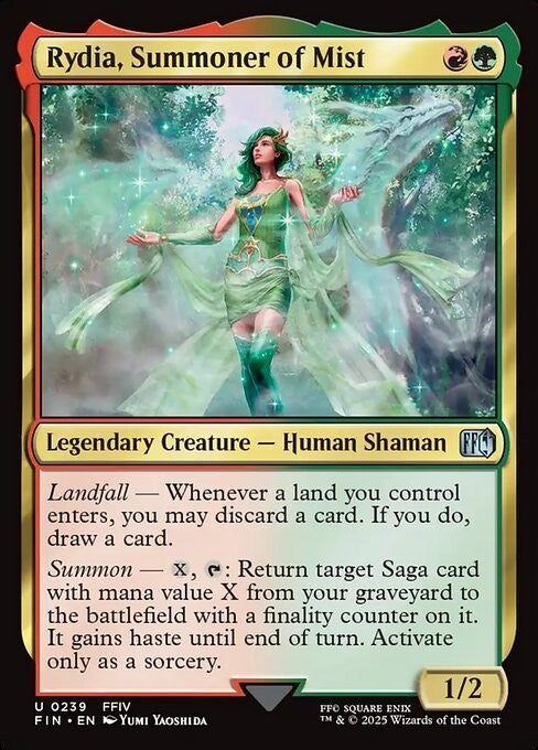 Rydia, Summoner of Mist ~ Final Fantasy [ NM ] [ Magic MTG ]